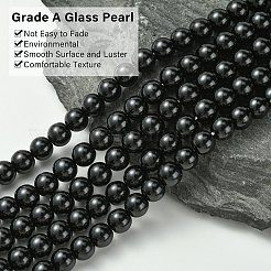 Fili di perle di vetro ecologiche&nbsp;HY-A008-8mm-RB080