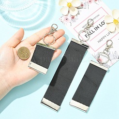 3 porte-clés présentoir à épingles en ruban polyester&nbsp;KEYC-YW00250