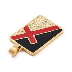 Anhänger aus Edelstahl 304&nbsp;LS-STAS-M062-01G-H