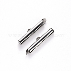 Tubes à fermoir coulissant en acier inoxydable 304 résistant au ternissement&nbsp;STAS-S115-01H-P