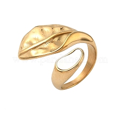 Edelstahl 304 mit Muschelmanschettenringen&nbsp;RJEW-Z118-07G