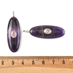 Pendentifs en améthyste naturelle&nbsp;G-D357-02B