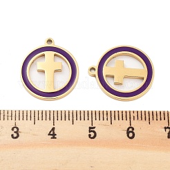 Ionenplattierung (IP) 304 Edelstahl Emaille Anhänger&nbsp;STAS-Z078-25G