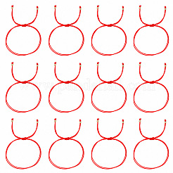 Geflochtene rote Polyesterkordel&nbsp;FS7319-1
