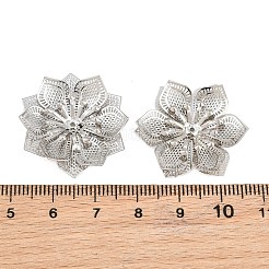 Cabochons en filigrane de laiton&nbsp;KK-CBACEE9-02C-P