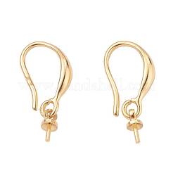 9 paio di ganci per orecchini in ottone a 3 colori&nbsp;sgKK-ZZ0001-02
