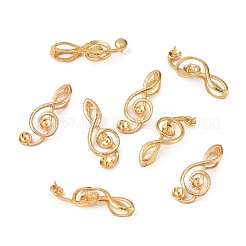 Messingschraube Eye Peg Bails Anhänger&nbsp;KK-T062-108G-NF