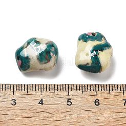 Perles en porcelaine manuelles&nbsp;PORC-L079-15