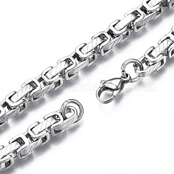 Anlaufgeschützte 201 Edelstahl-Kettenarmbänder&nbsp;BJEW-S057-80