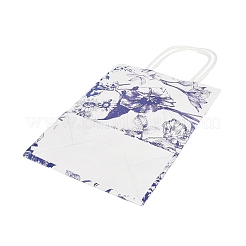 Geschenktüten aus Papier mit Blumenmuster und Henkeln&nbsp;TH-CBA170C-05