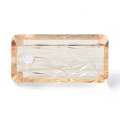 Geprägte Glas Strass Anhänger&nbsp;GLAA-J101-07A-001GS