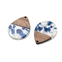 Pendenti in resina e noce&nbsp;LS-FIND-R051-15A