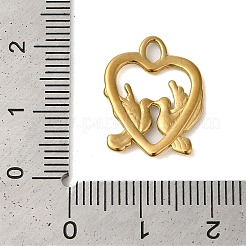 Placcatura ionica (ip) ciondoli in acciaio inossidabile 304&nbsp;STAS-N103-58G