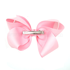 Grosgrain Bowknot Alligator Haarspangen&nbsp;OHAR-Q096-M