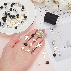 Kit fai da te per realizzare braccialetti a tema religioso&nbsp;DIY-AR0003-54