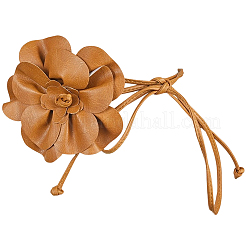 Cinture avvolgenti in pelle PU con fiori per donna&nbsp;AJEW-WH20816-058C