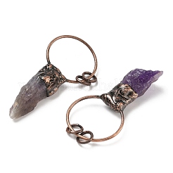 Natürlichen Amethyst große Anhänger&nbsp;G-H332-06R-01