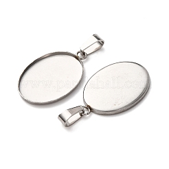 Cabochon pendenti in acciaio inossidabile 304&nbsp;STAS-D379-03B-P