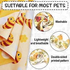 2 pañuelo de poliéster para perros de 2 estilos&nbsp;AJEW-WH0456-005