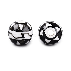 Perles en porcelaine manuelles&nbsp;PORC-Q007-07B