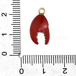 304 Edelstahl-Emaille-Anhänger&nbsp;STAS-I355-11G-06