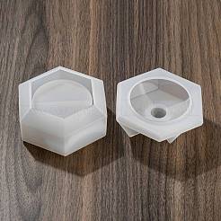 Moldes para tarros de velas con forma hexagonal&nbsp;DIY-K073-03