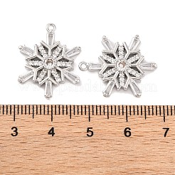 Messing micro pave klare zirkonia anhänger&nbsp;KK-S389-14P