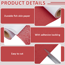 1 rouleau de papier d'orge pour joint d'isolation de batterie auto-adhésif&nbsp;DIY-BC0018-13B