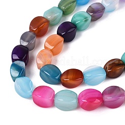 Chapelets de perles d'agate naturelle&nbsp;G-Q604-02A-M01