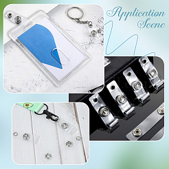 60 Stück PVC- und Eisen-Karabinergurte&nbsp;DIY-SP0004-49