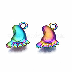 Regenbogenfarbene Legierungsanhänger&nbsp;PALLOY-N163-107-NR