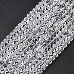 Chapelets de perles en verre transparente  &nbsp;GLAA-G125-01A-01