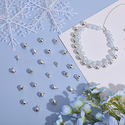 240 Stück 3 Stile Messing Weihnachtsglocken Charms&nbsp;KK-CA0002-57S