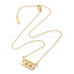 Collares colgante de acero inoxidable&nbsp;STAS-H138-01F-G