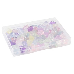 60pcs 12 Farben transparente Glasperlen&nbsp;GLAA-FS0002-63