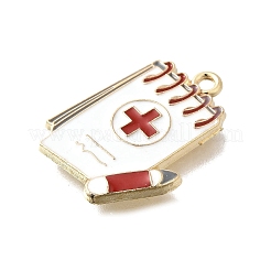 Pendentifs en émail en alliage à thème médical&nbsp;FIND-G090-02D-03