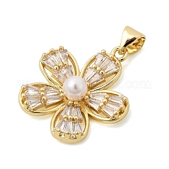 Colgante micropavé cubic zirconia de latón&nbsp;KK-Z150-13G-03