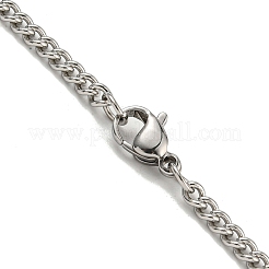 201 collane in acciaio inossidabile&nbsp;NJEW-Q336-01I-P