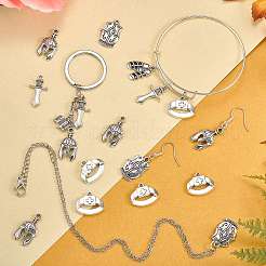 70 pièces 6 styles pendentifs en alliage de style tibétain&nbsp;FIND-SZ0003-91