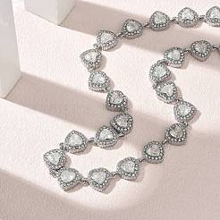 Collares de cadena con eslabones en forma de corazón&nbsp;SA-CBABBEA-01