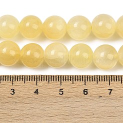 Natürliche goldene Seidenjadeperlenstränge&nbsp;X-G-Z112-A01-8mm