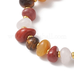 Bracelets extensibles en perles de pierres précieuses mélangées naturelles pour femmes&nbsp;BJEW-JB13372