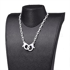 Personalisierte abs kunststoff kabelkette halsketten&nbsp;NJEW-JN03310-07