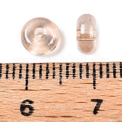 Perles de rocaille en verre teintées transparentes&nbsp;SEED-T007-02G