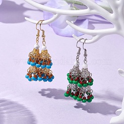 2 paio 2 colori orecchini pendenti in acciaio inossidabile 304&nbsp;EJEW-MZ00130