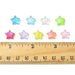 90pcs 9 Farben umweltfreundliche transparente Acrylperlen&nbsp;TACR-FS0001-63