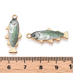 Emaille Anhänger Legierung&nbsp;FIND-C037-16G-06-1