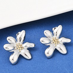 Boucles d'oreilles à tige en acier inoxydable 304&nbsp;EJEW-S265-08GP