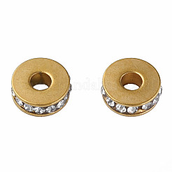 201 perles en acier inoxydable et zircone cubique transparente&nbsp;STAS-N087-58