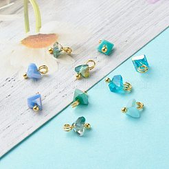 Glas Charms galvanisieren&nbsp;PALLOY-JF00821-03